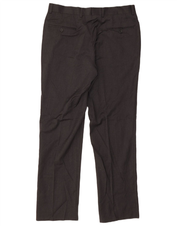 Ted Baker 2-teiliger Herrenanzug mit 2 Knöpfen, UK 40, Größe L, W34, L31, graue Wolle