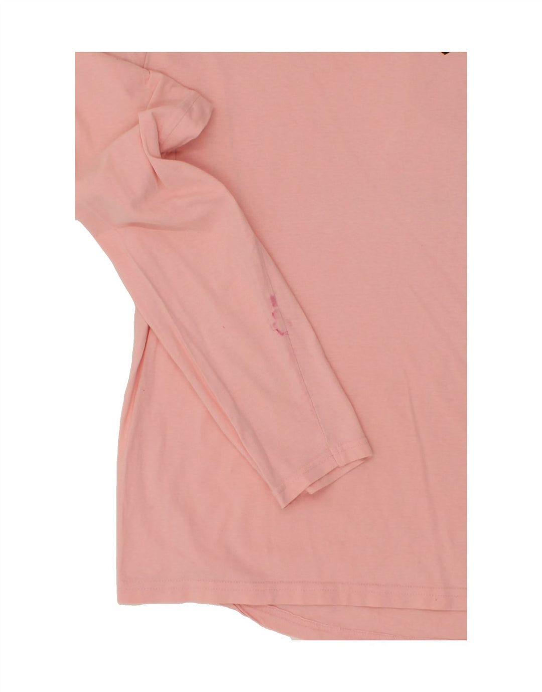LOTTO Womens Top Long Sleeve UK 10 Small Pink Cotton Vintage Lotto and Second-Hand Lotto from Messina Hembry 