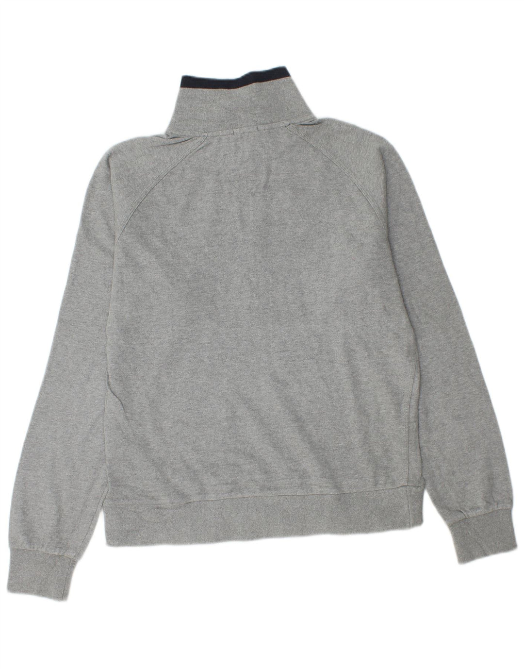 Champion Damen-Sweatshirt mit Muskelgrafik und Reißverschluss am Hals, Gr. 14, Mittelgrau