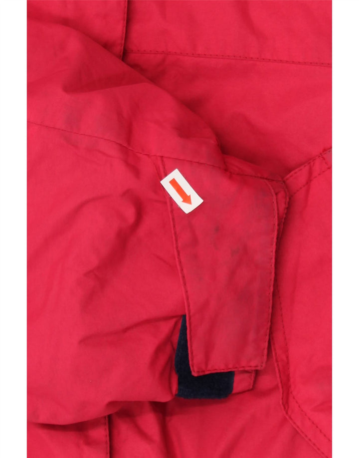 SAMAS Womens Oversized Hooded Ski Jacket UK 12 Medium  Pink Polyester Vintage Samas and Second-Hand Samas from Messina Hembry 