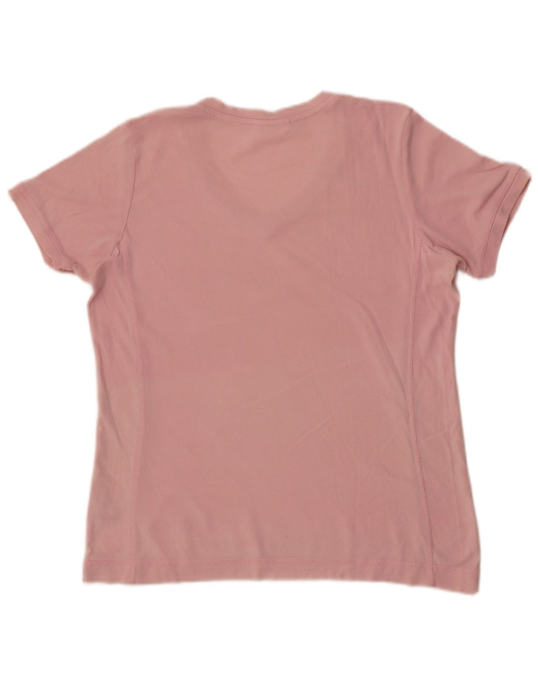 Champion Damen T-Shirt Top UK 14 Mittelrosa Baumwolle