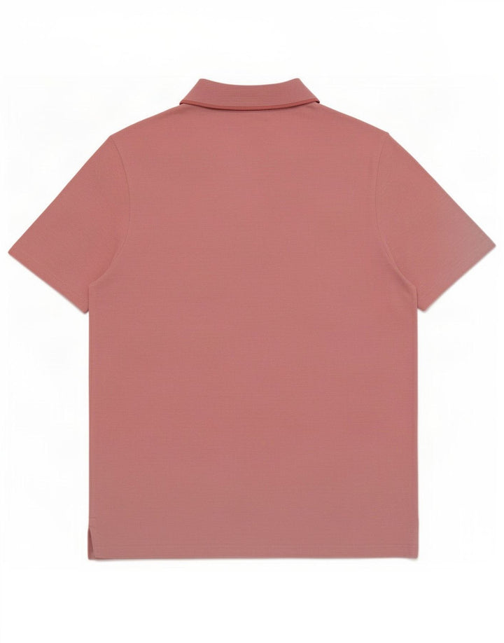 Reiss Herren-Poloshirt, klein, rosa, Baumwolle