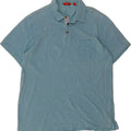 IZOD Mens Loose Fit Polo Shirt Large Blue Cotton Vintage Izod and Second-Hand Izod from Messina Hembry 