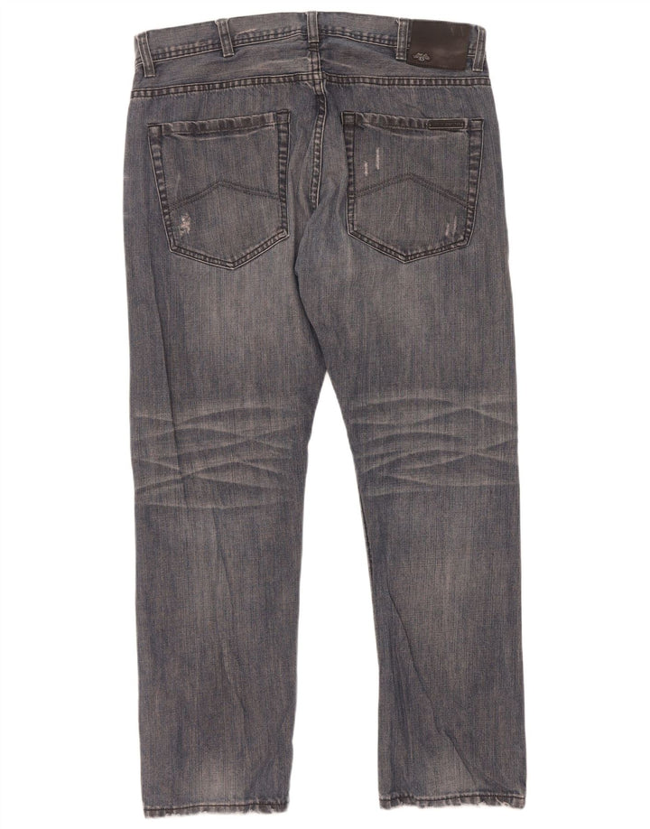 Armani Exchange Herren Straight Jeans W36 L31 Blau