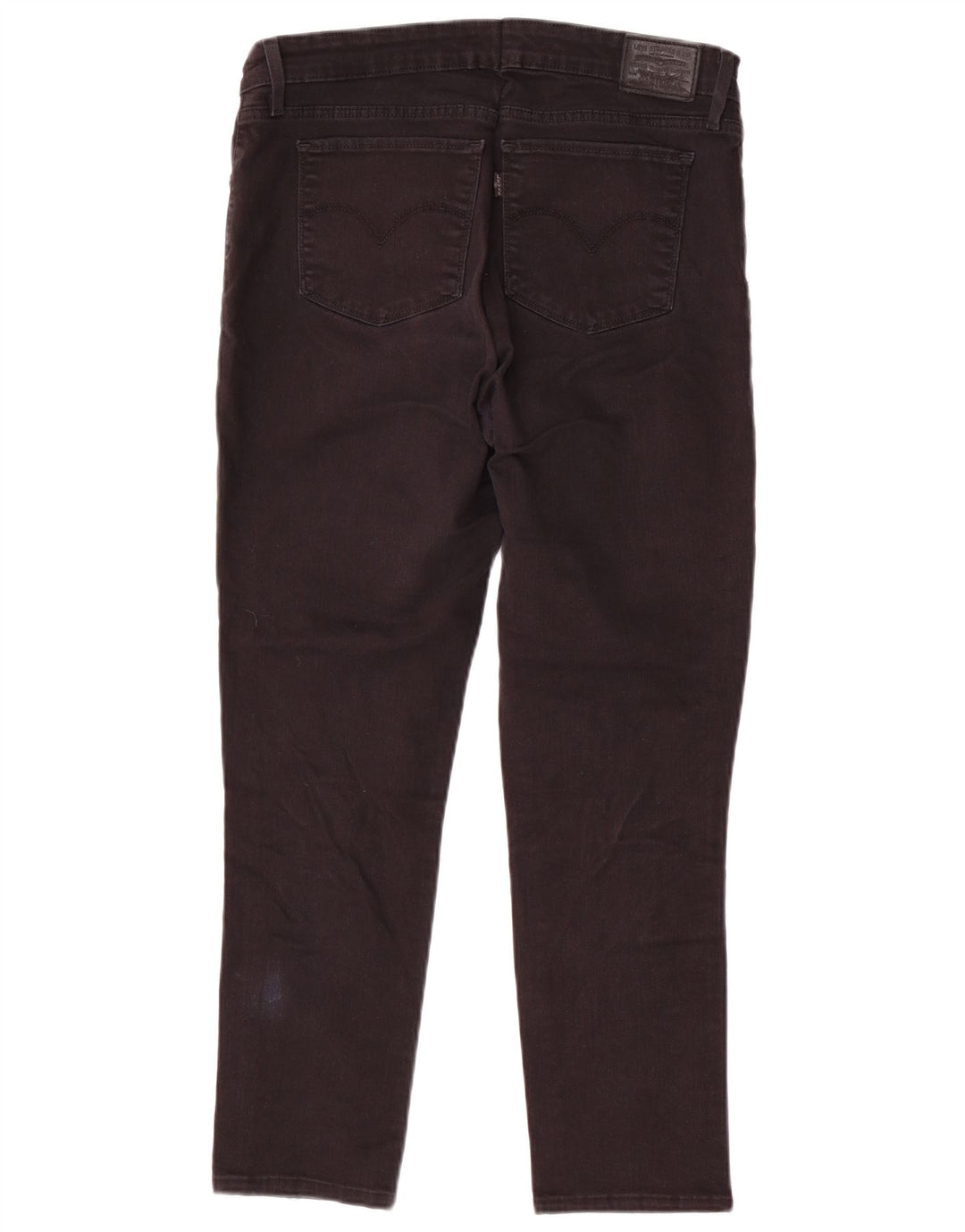 Levi's Damen Slim Jeans W32 L26 Schwarze Baumwolle