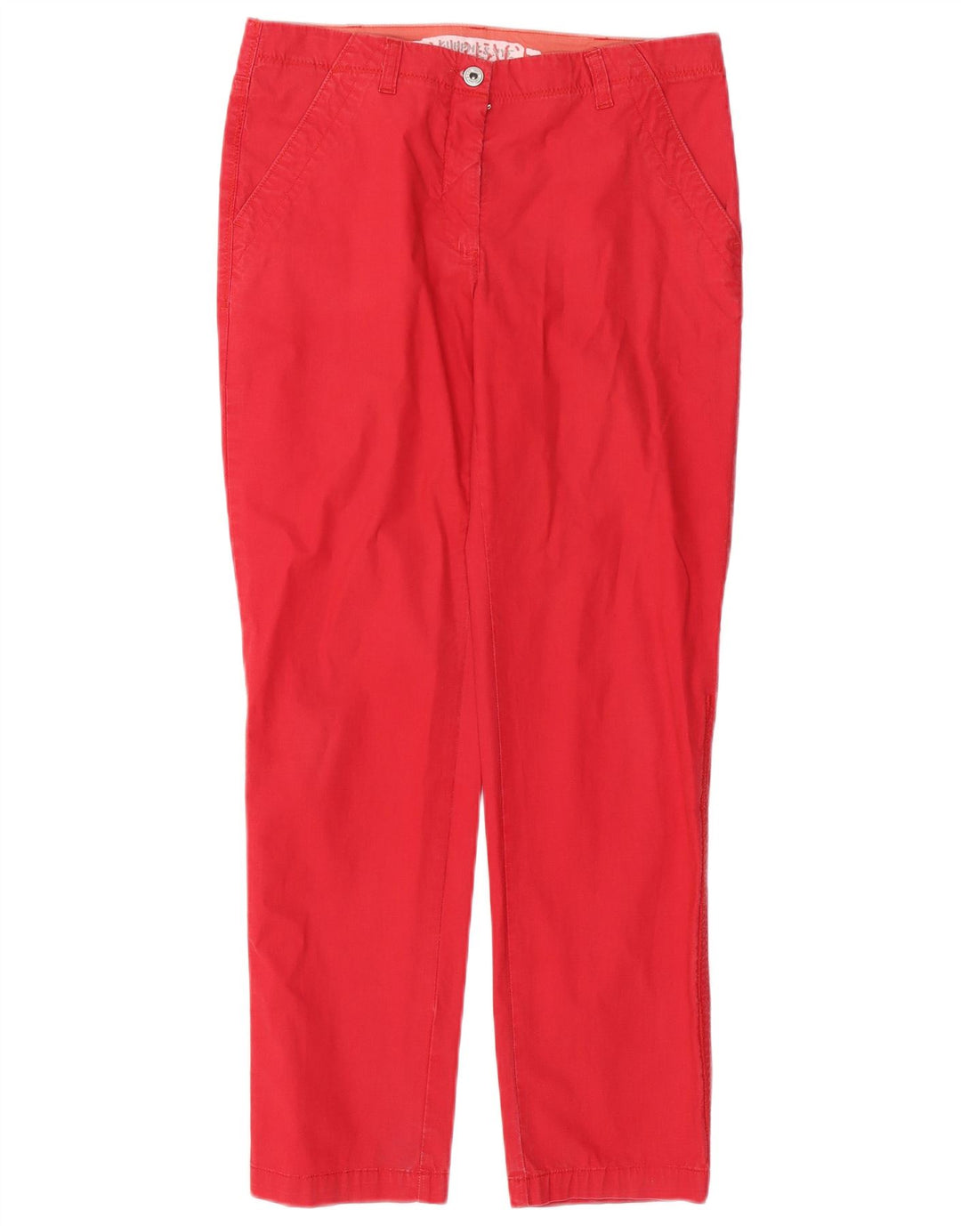 MURPHY & NYE Slim Chino-Hose für Damen, W30 L29, rote Baumwolle