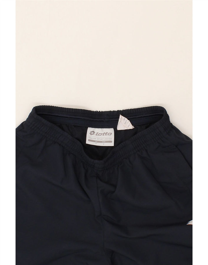 LOTTO Boys Tracksuit Trousers 9-10 Years Small Navy Blue Vintage Lotto and Second-Hand Lotto from Messina Hembry 