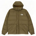 Rab Wattierte Herrenjacke mit Kapuze, UK 38, Mittel Khaki, Polyamid