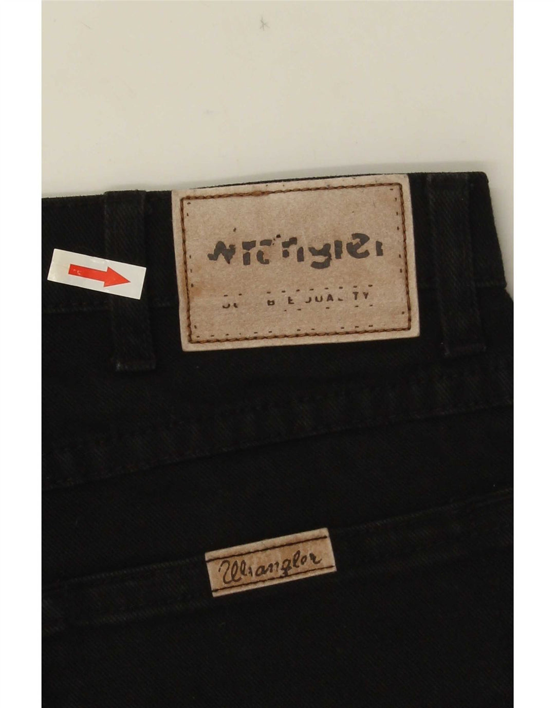Wrangler Herren-Jeans mit normaler Passform, gerade Passform, W32, L30, schwarze Baumwolle