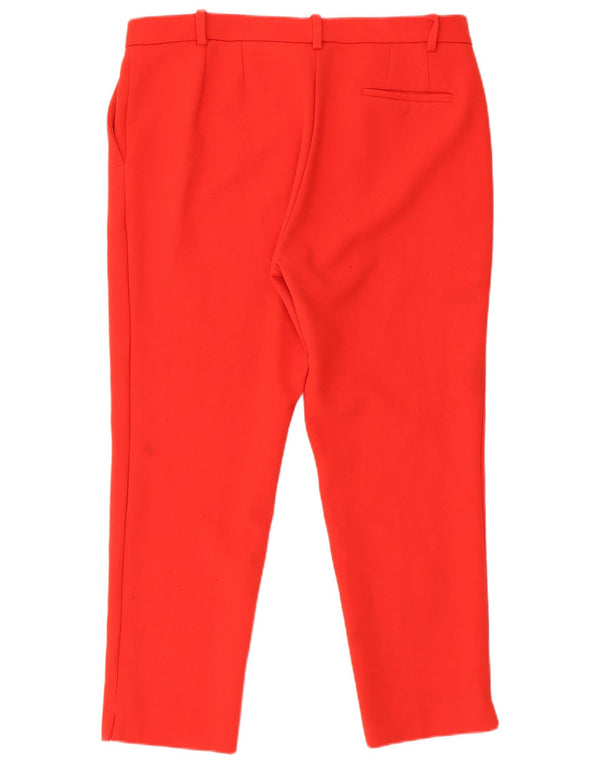 Marks & Spencer Damen Tapered Cropped-Hose UK 16 Large W34 L26 Rot