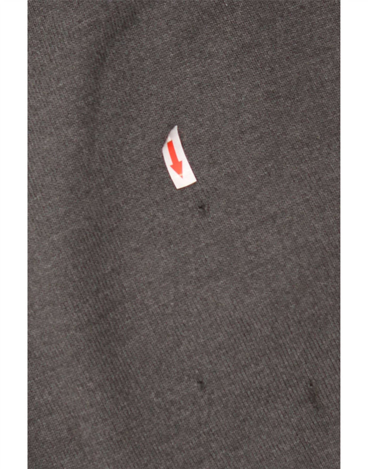 Lacoste Herren-Pullover mit Rundhalsausschnitt, XL, graue Wolle