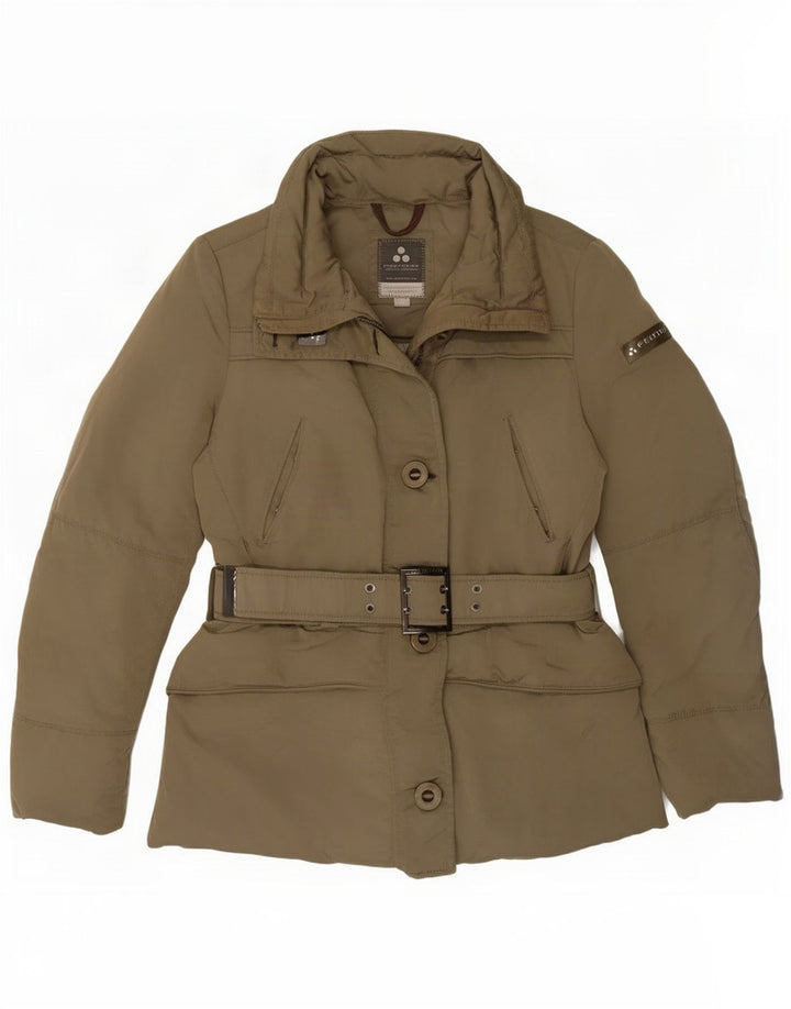 PEUTEREY Damen Wattierte Jacke IT 42 Medium Khaki Polyamid