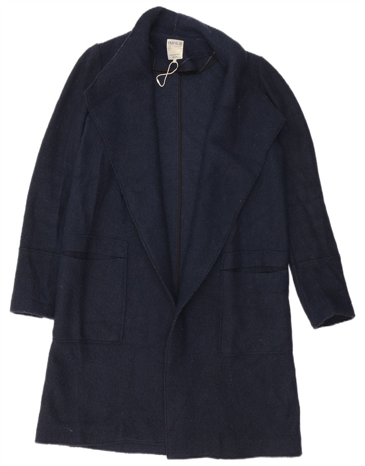 Zara Damen Übergroßer Mantel UK 6 XS Marineblau