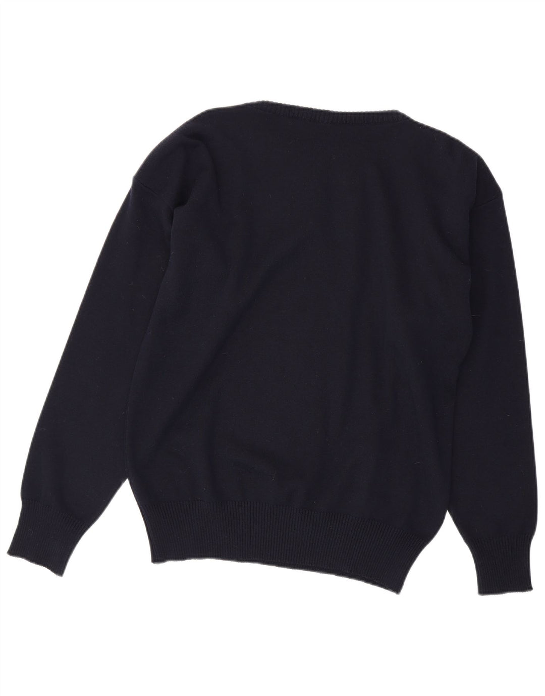 Paul & Shark Herren-Pullover mit Reißverschluss am Hals, mittlere marineblaue Schurwolle