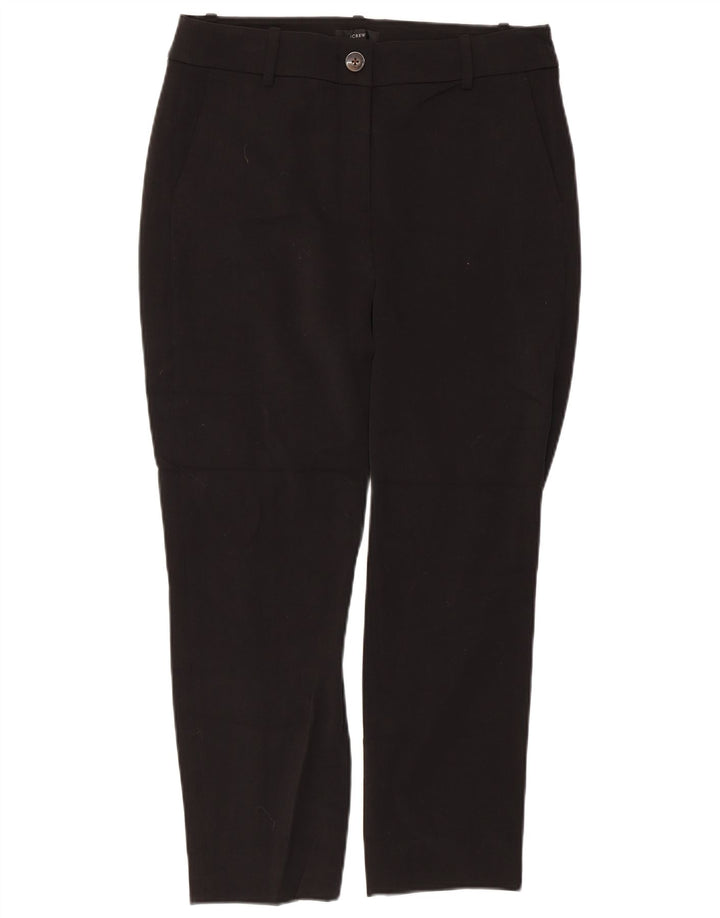 J. Crew Damen-Hose, kurz geschnitten, US 8, M, W32, L24, Schwarz, Polyester