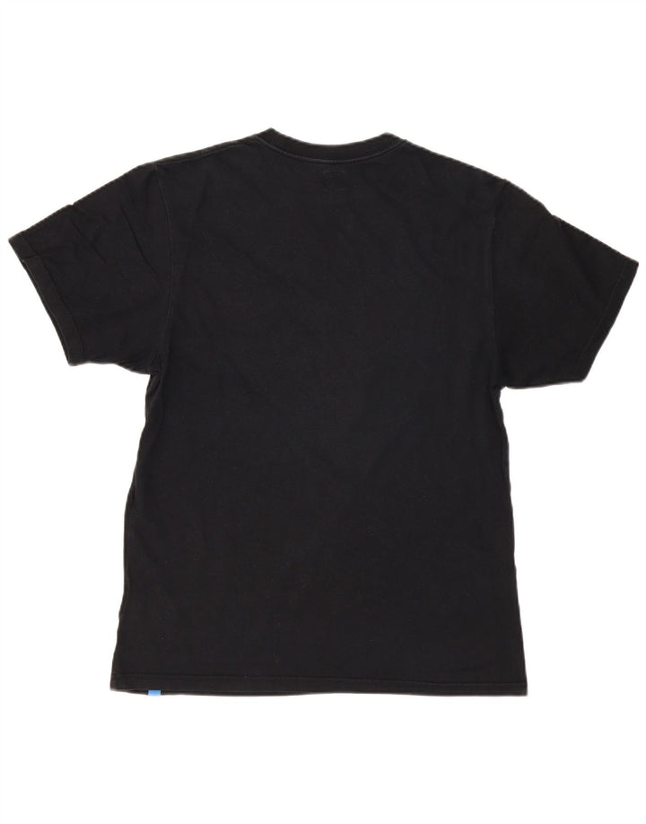 Adidas Herren Grafik T-Shirt Top Medium Schwarz Baumwolle