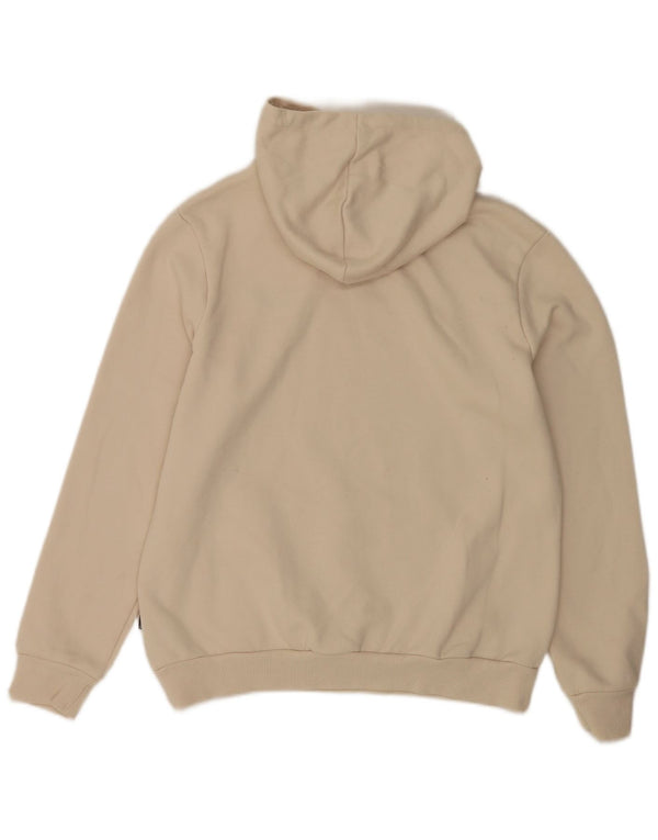 PUMA Damen Kapuzenpullover UK 16 Large Beige Baumwolle
