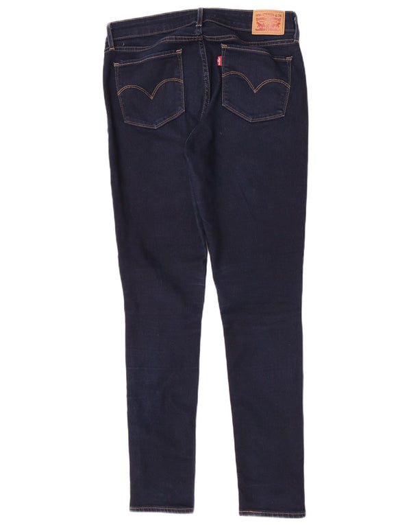 Levi's Damen 711 Skinny Jeans W29 L30 Marineblaue Baumwolle