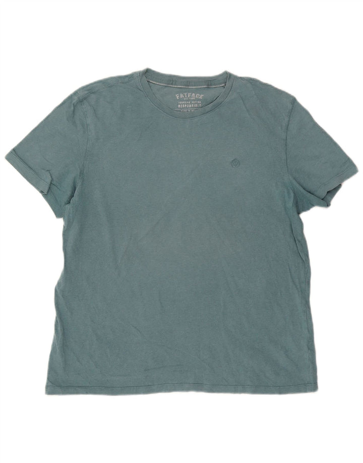 Fat Face Herren T-Shirt Top XL Blau Baumwolle