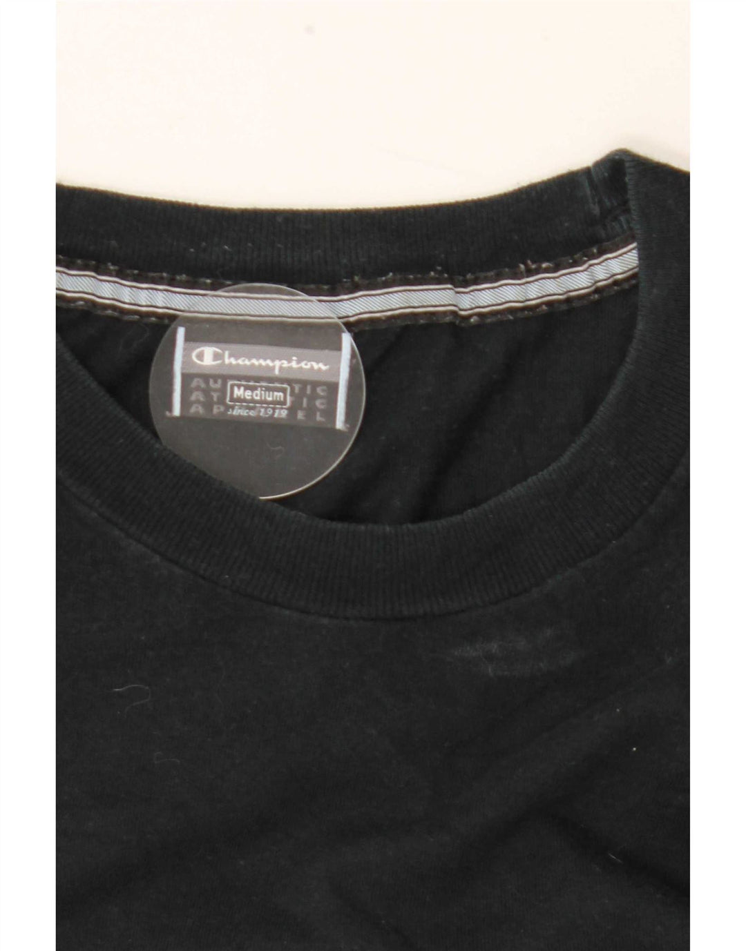 Champion Herren T-Shirt mit Grafik, mittelgroß, Schwarz