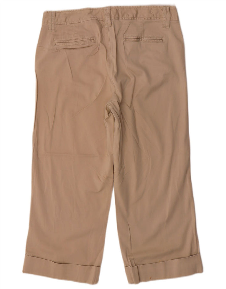 EDDIE BAUER Damen Vashon Fit Capri-Hose US 6 Medium W32 L21 Beige