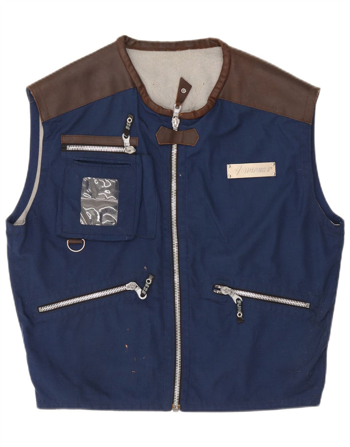 Dainese Herren Utility Gilet UK 40 Large Blue Colourblock