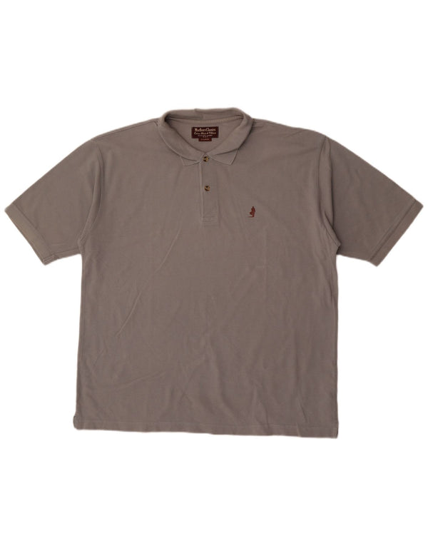Marlboro Classics Herren Poloshirt XL Grau Baumwolle