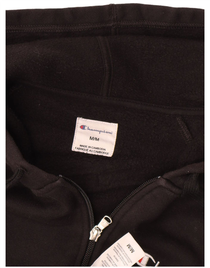 Champion Herren-Kapuzenpullover mit Reißverschluss, mittelschwarz, Baumwolle