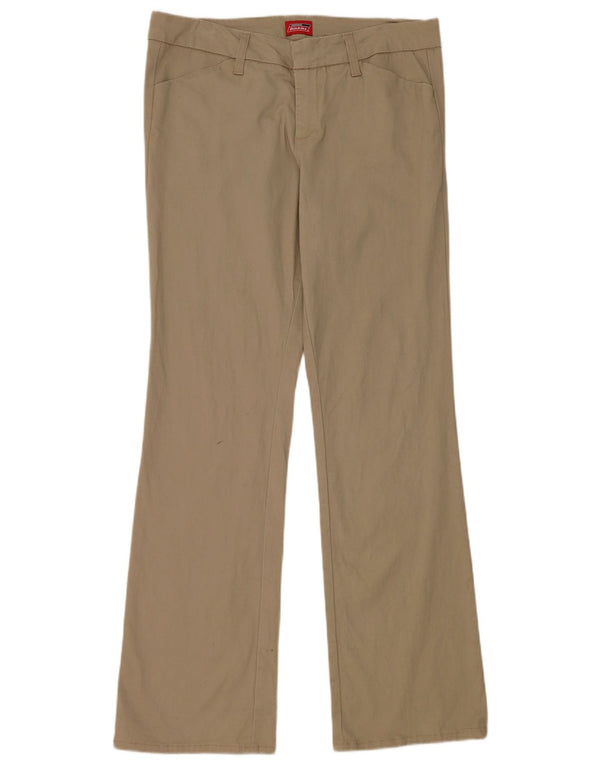 Dickies Damen Bootcut Freizeithose US 13 Large W32 L31 Beige Baumwolle