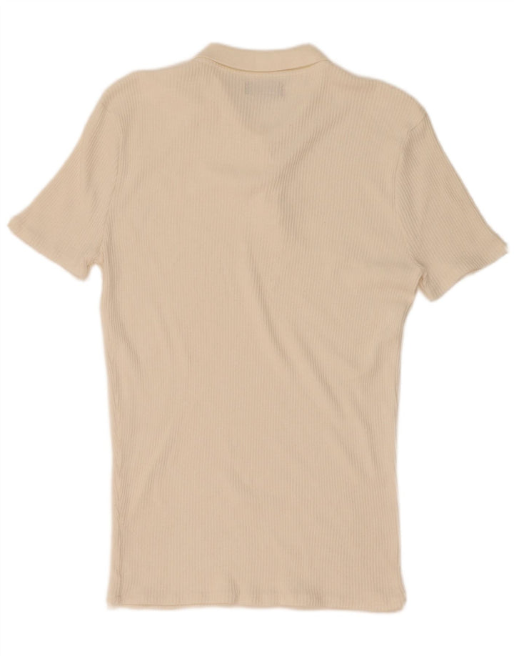 Zara Herren Poloshirt XL Weiß