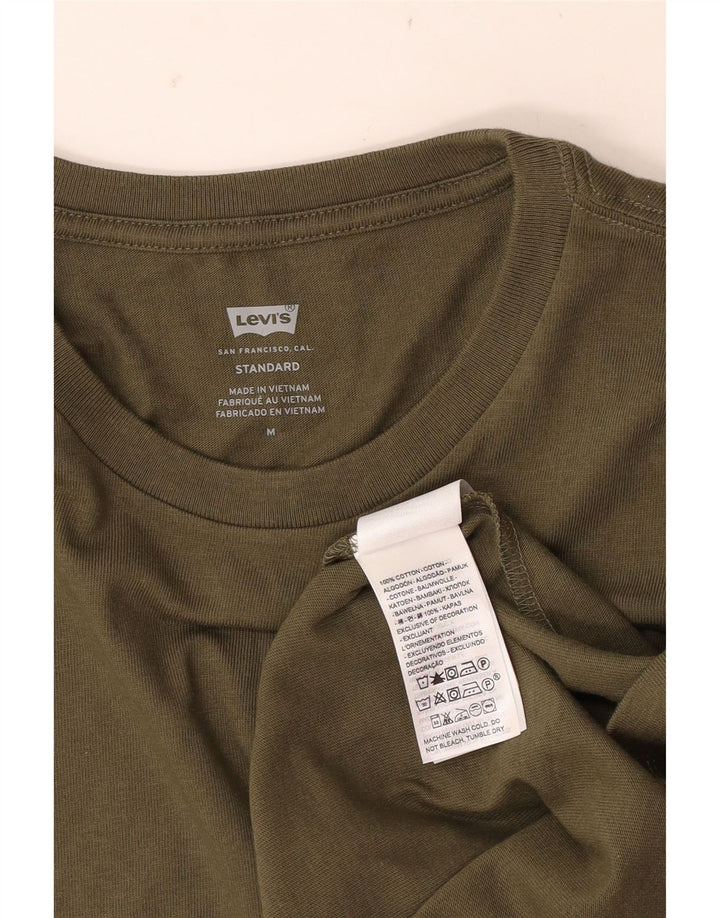 Levi's Herren Standard-T-Shirt-Oberteil aus Baumwolle in mittlerem Khaki