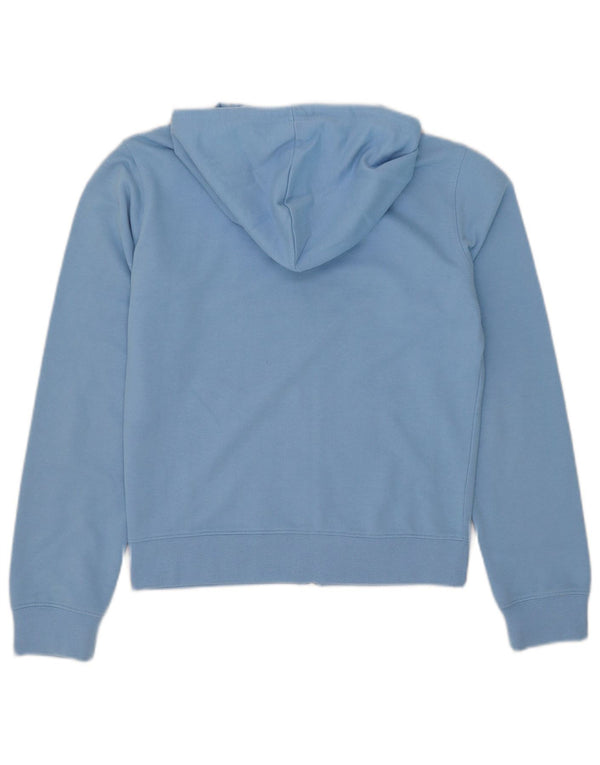 Reebok Damen Zip Hoodie Pullover UK 10 Small Blau Polyester