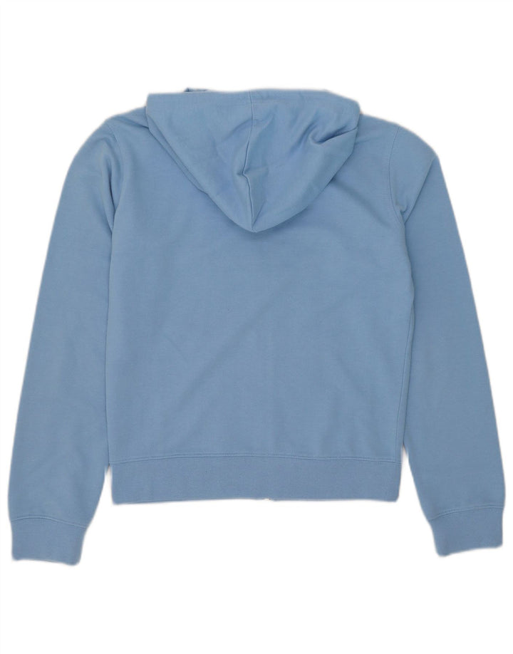 Reebok Damen Zip Hoodie Pullover UK 10 Small Blau Polyester