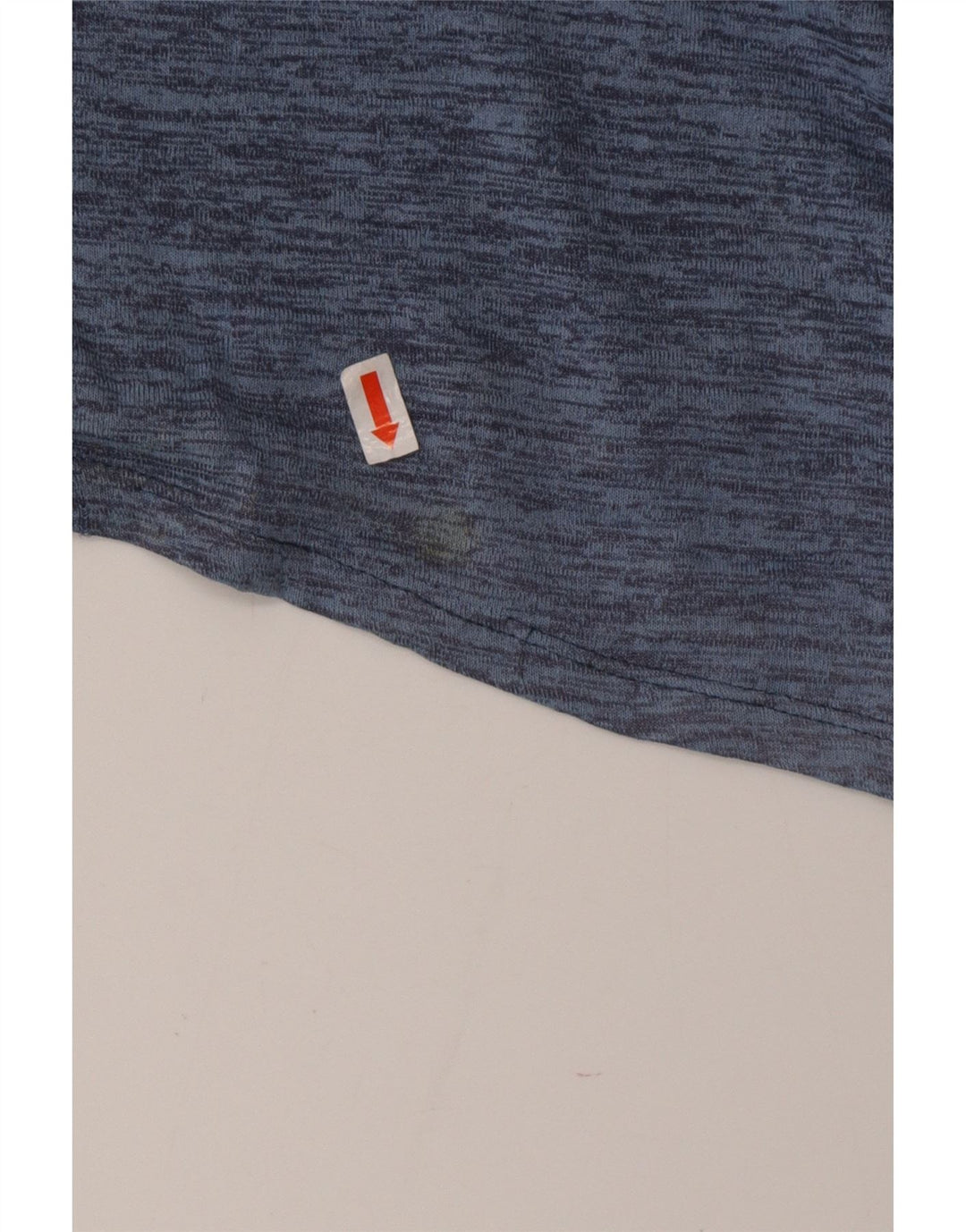 NIKE Herren Dri Fit T-Shirt Top XL Blau geflecktes Polyester