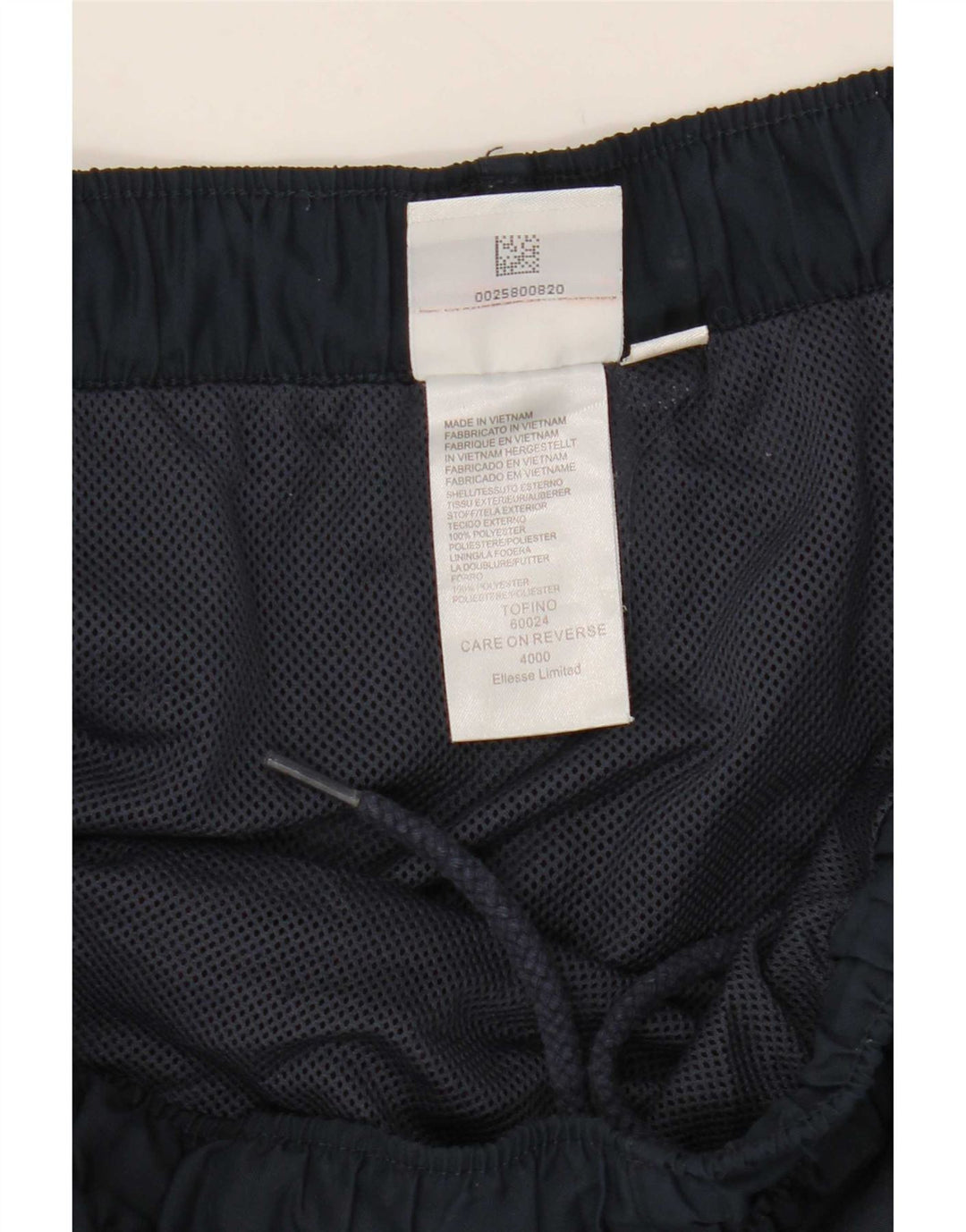 Ellesse Herren-Sportshorts, mittelgroß, marineblau, Farbblock-Polyester