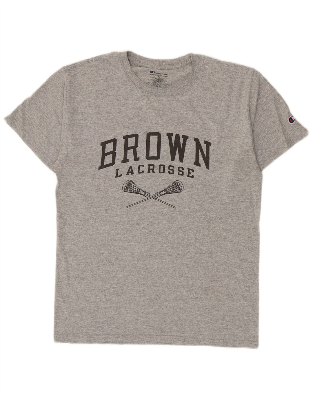 Champion Herren-T-Shirt mit Grafik, Größe S, Grau, Baumwolle