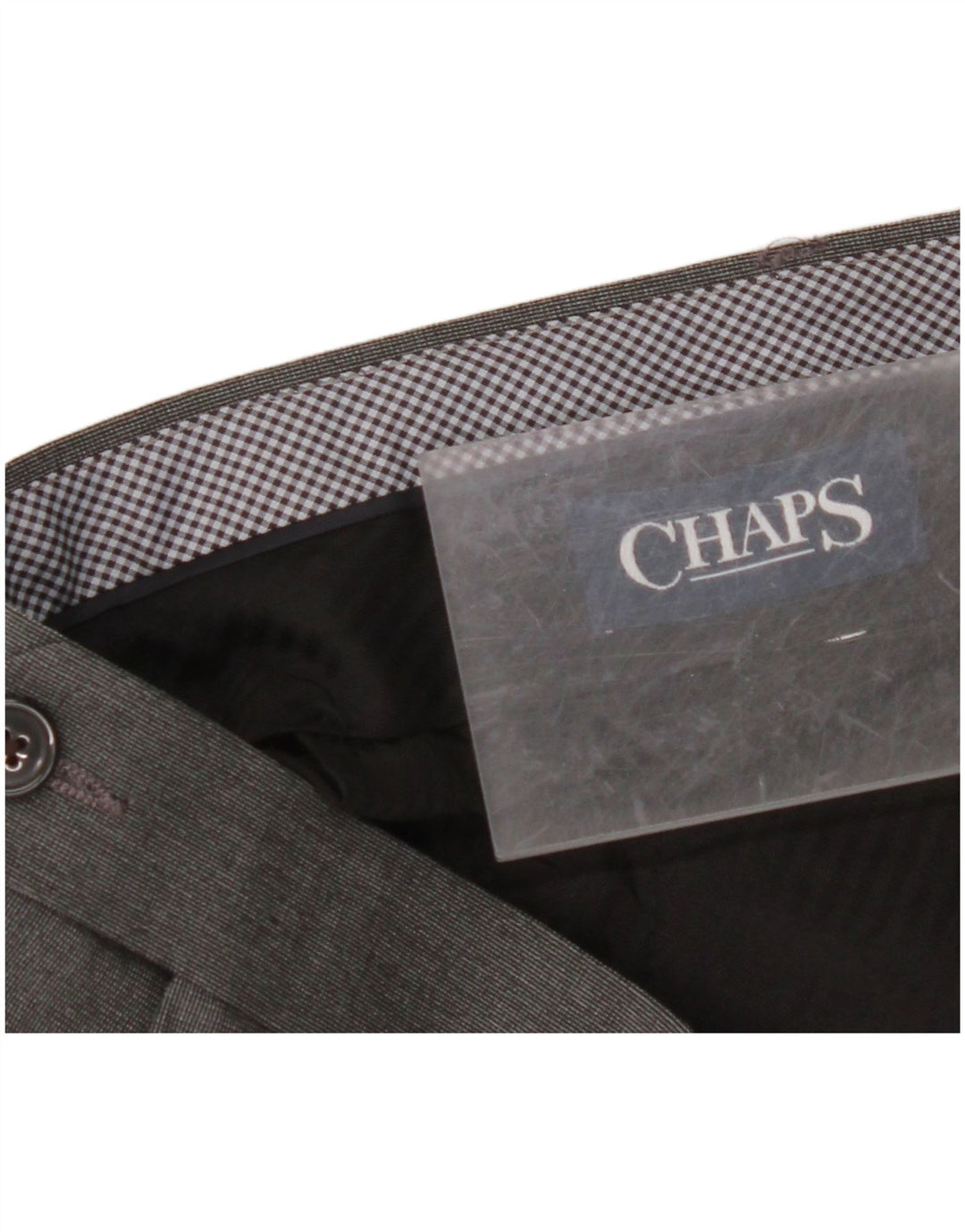 CHAPS Herren-Anzughose, gerade, W42, L30, Grau