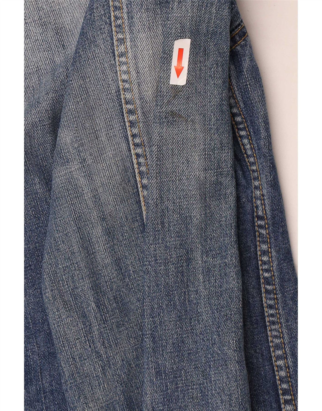Levi's Herren-Jeansjacke in Acid-Waschung, UK 38, mittelblau, Baumwolle, klassisch