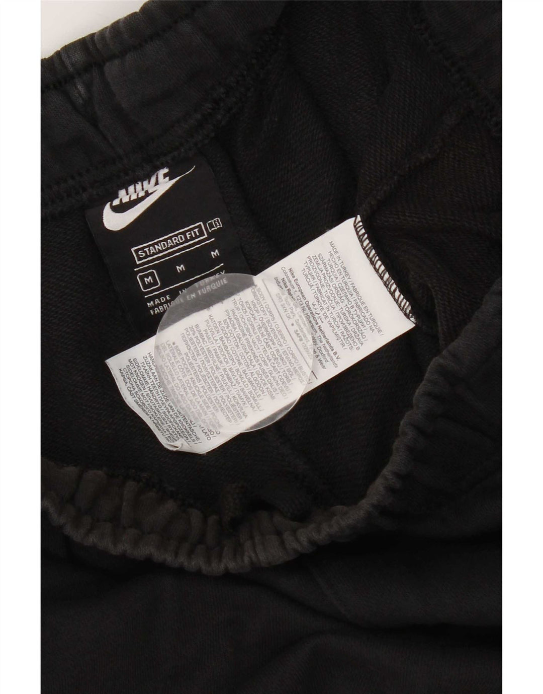 Nike Herren-Sportshorts mit Standard-Passform, mittelschwarze Baumwolle