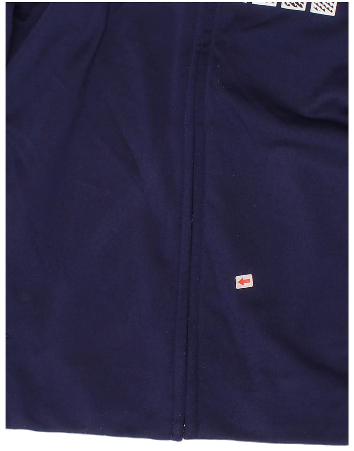 Puma Jungen Grafik-Trainingsanzug-Top-Jacke, 7–8 Jahre, Marineblau, Farbblock