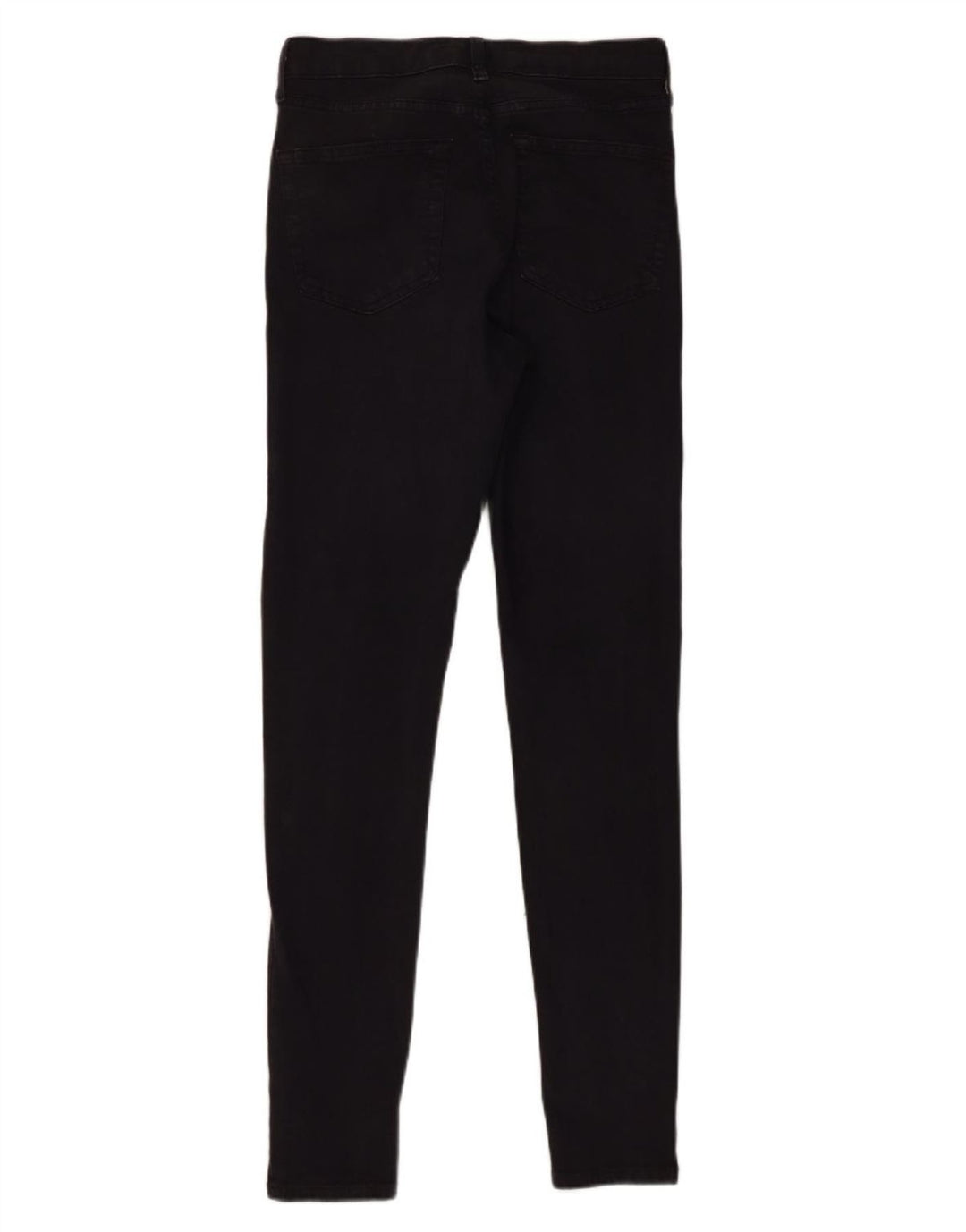 Topshop Damen Skinny Jeans W28 L29 Schwarz Polyester