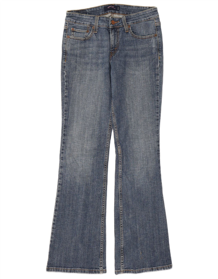LEVI'S Damen 518 Super Low Bootcut Jeans US 5 Medium W28 L31 Blaue Baumwolle