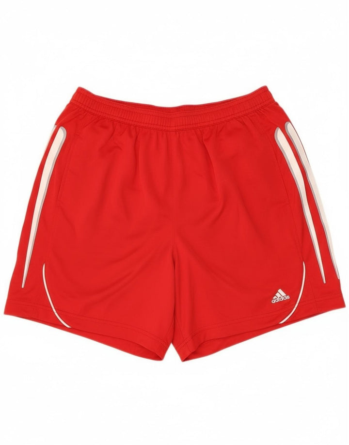 Adidas Herren Sportshorts Mittelrotes Polyester