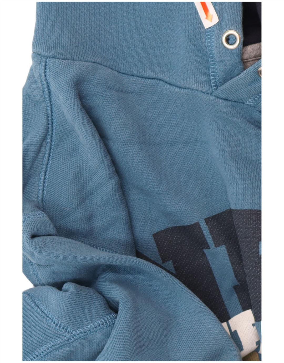 NIKE Herren-Kapuzenpullover mit Grafik, Größe S, Blau, Baumwolle