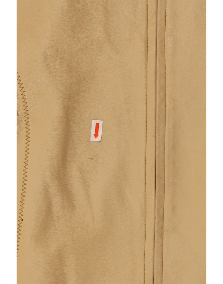 Conbipel Damen Lederjacke IT 48 XL Beige Leder