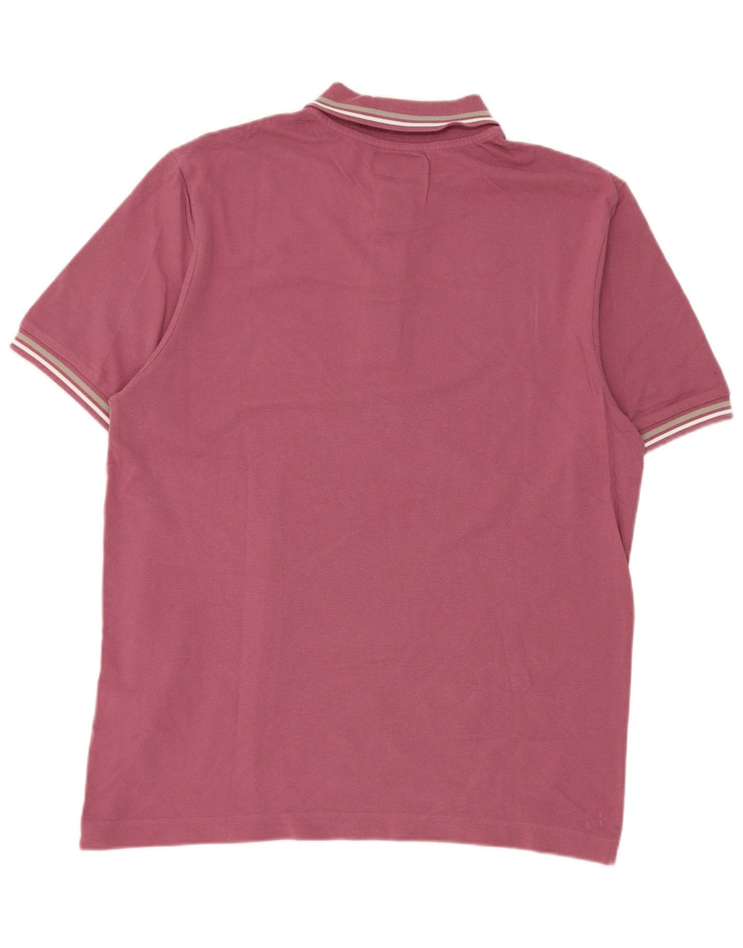 Kappa Herren-Poloshirt, groß, rosa Baumwolle