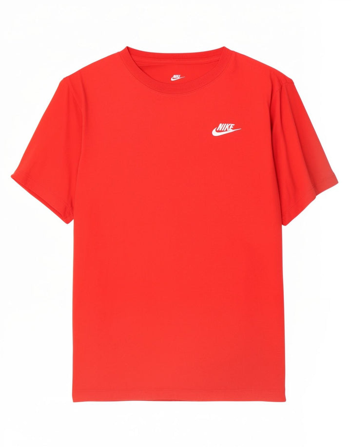 Nike Herren T-Shirt Top Small Rot Baumwolle