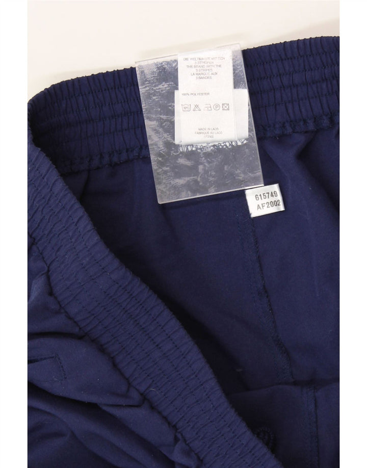ADIDAS Mens Tracksuit Trousers Joggers Large  Navy Blue Polyamide Vintage Adidas and Second-Hand Adidas from Messina Hembry 