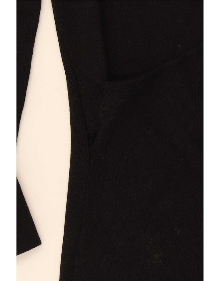 Dkny Damen-Pullover mit U-Boot-Ausschnitt, UK 12, mittelschwarz, Baumwolle