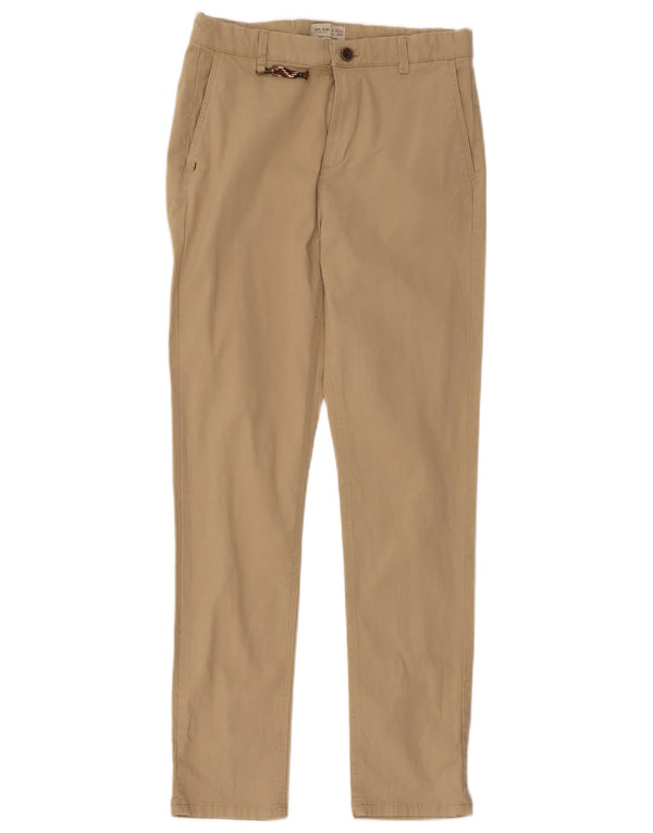 Zara Slim Chino-Hose für Jungen, 13–14 Jahre, W30 L30, beige Baumwolle
